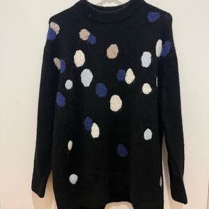 And Other Stories black sweater with colourful dots paint brush